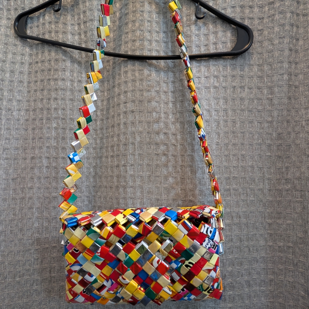 Magazine Origami multicolor Woven Women's Bag